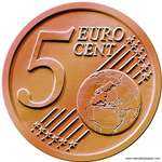 Moneda de curso legal 5 c�ntimos de euro, cinco centimos